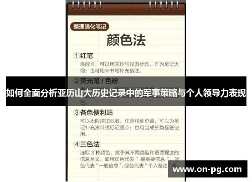 如何全面分析亚历山大历史记录中的军事策略与个人领导力表现