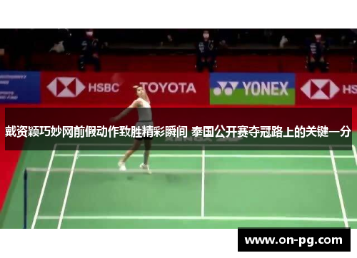 戴资颖巧妙网前假动作致胜精彩瞬间 泰国公开赛夺冠路上的关键一分
